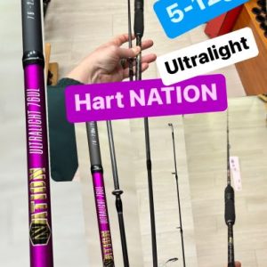 CAÑA HART NATION ULTRALIGHT 76UL  2,30MT 5-12GR » ROCKFISHING «