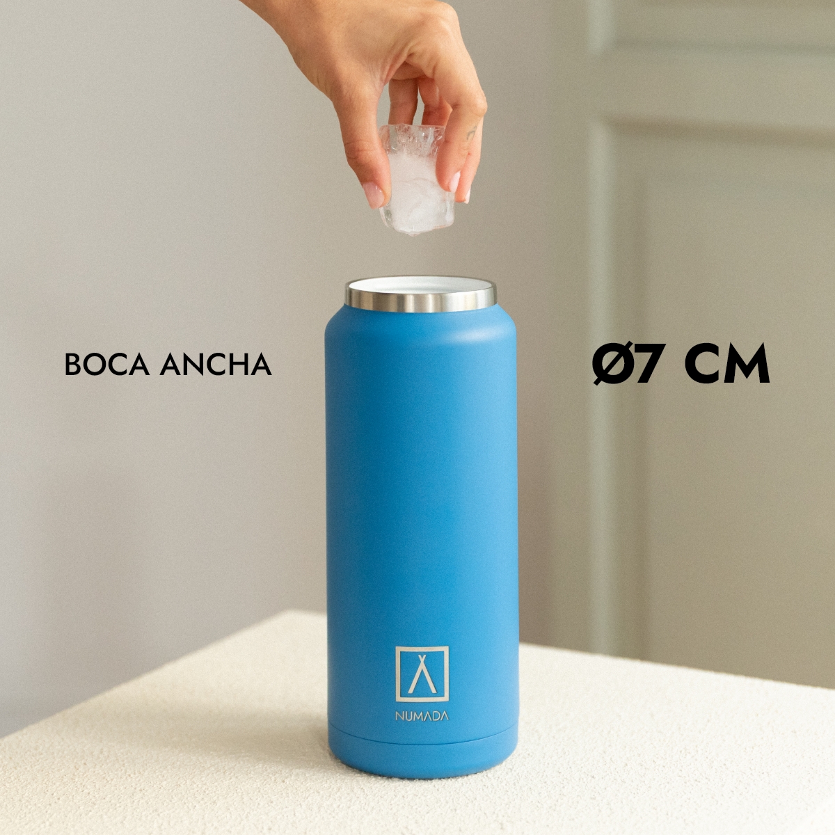 Botella térmica acero inoxidable NUMADA Ceramic 1200ml Azul - Imagen 6