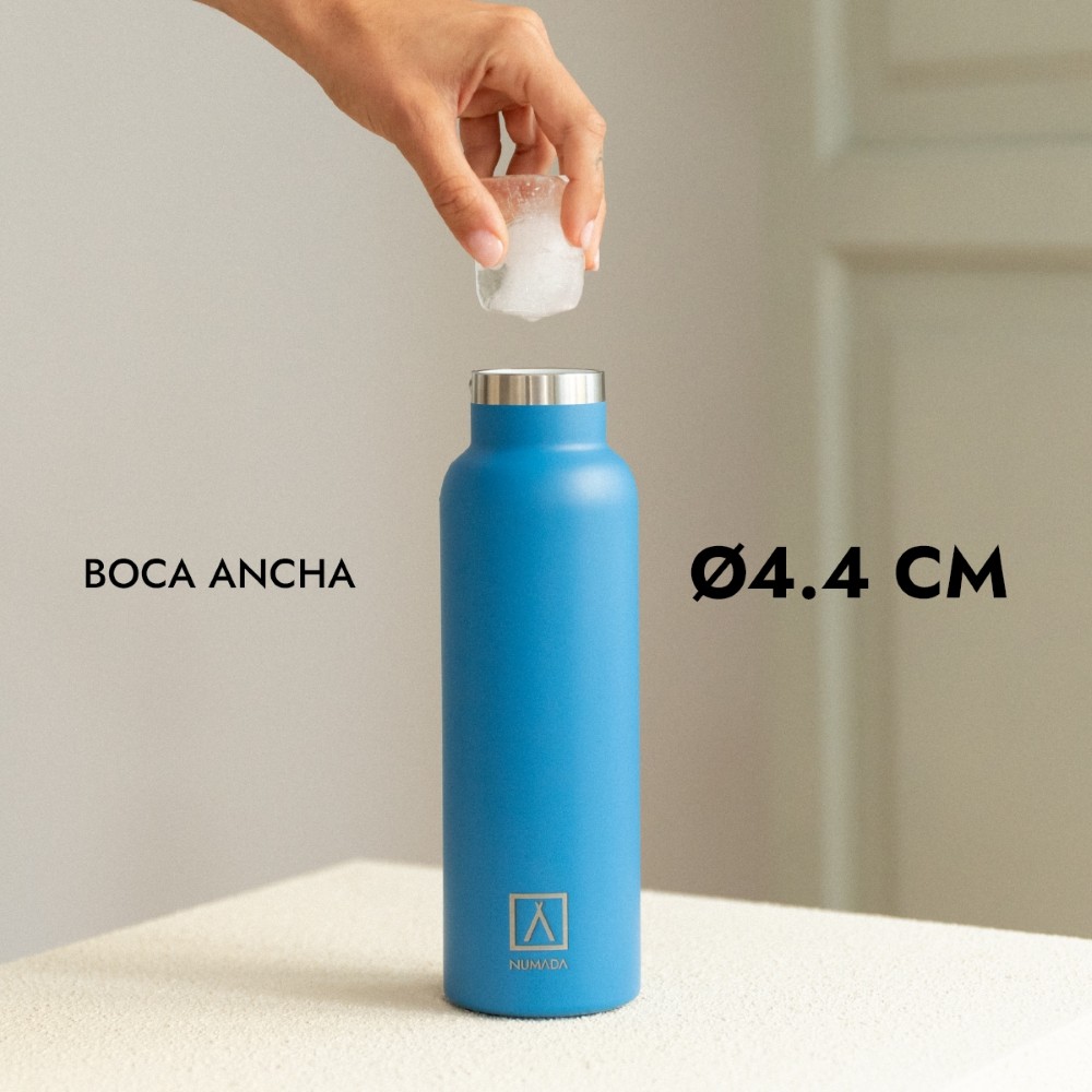 Botella térmica acero inoxidable NUMADA Ceramic 600ml Azul - Imagen 5