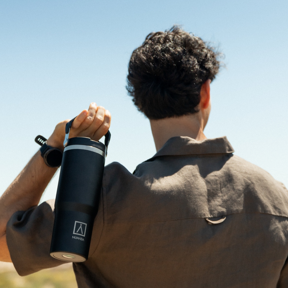Vaso térmico acero inoxidable NUMADA Ceramic 1000ml Negro - Imagen 9