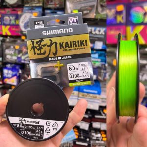 SHIMANO TRENZADO LINEA KAIKIRI 8+ 150m 0.10mm 6.5kg «MANTIS GREEN»