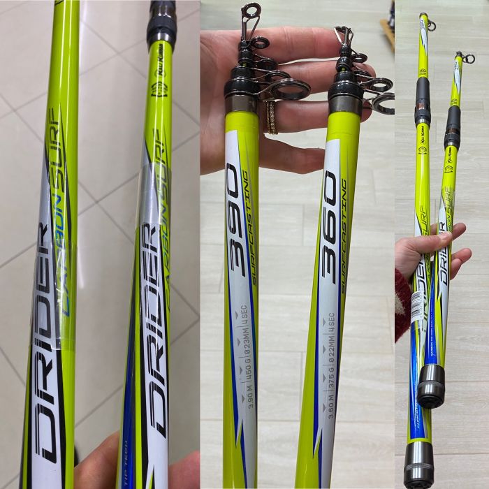 CAÑA KALIKUNNAN DRIDER 360 mts TELESCOPICA «FONDO 80-150 gr»