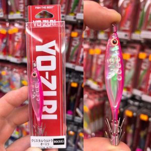 YO-ZURI CRYSTAL ULTRA SS 80MM A1547 #PKAJ TRANSPARENTE ROSA «CALAMAR»