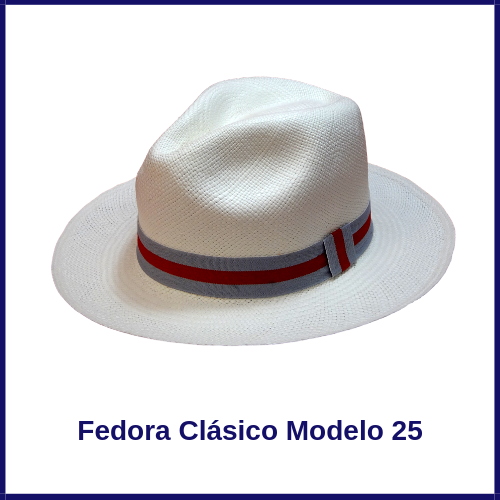 Panamá Fedora 8 Hebras Cinta Multicolor - Imagen 7