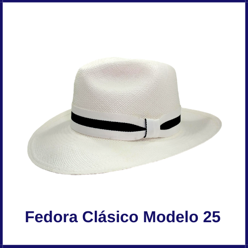 Sombrero Panamá Fedora Clásico - Imagen 9