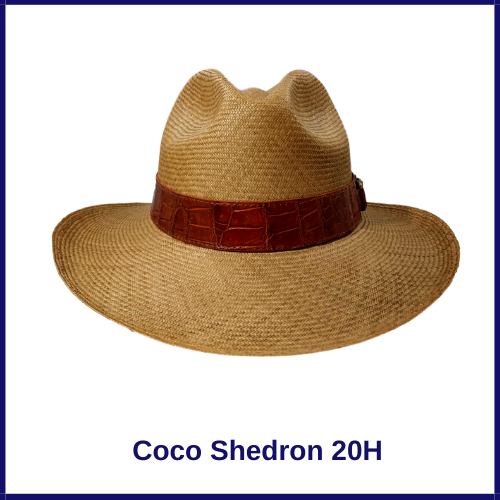 Sombrero Panamá Fedora Rodeo Montecristi 20 Hebras - Imagen 3