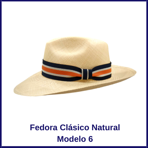 Panamá Fedora 8 Hebras Cinta Multicolor - Imagen 6