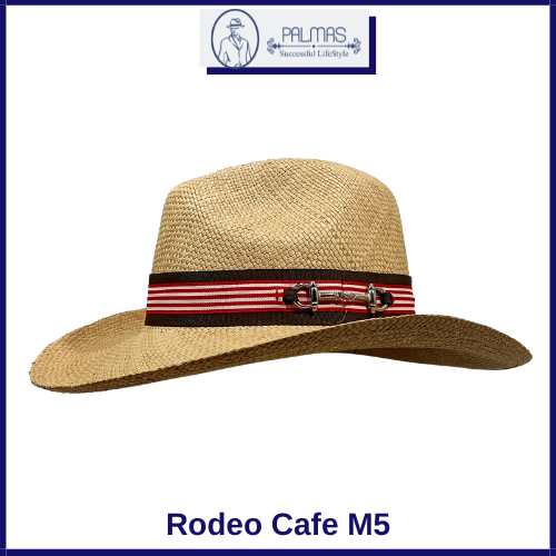 Sombrero Panamá Fedora Rodeo Herraje - Imagen 2