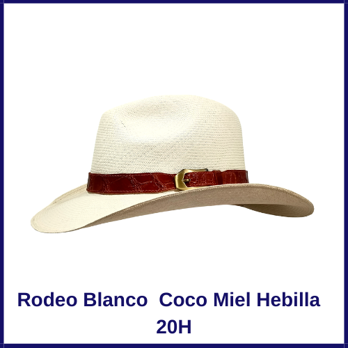 Sombrero Panamá Fedora Rodeo Montecristi 20 Hebras - Imagen 6