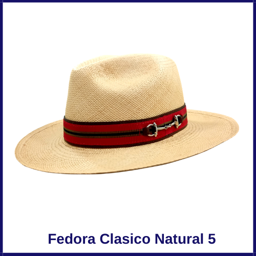Sombrero Panamá Fedora Clásico - Imagen 7