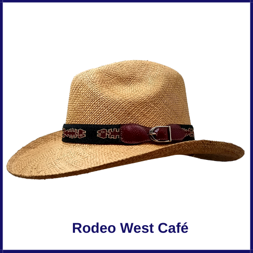 Sombrero Panamá Fedora Rodeo West - Imagen 4