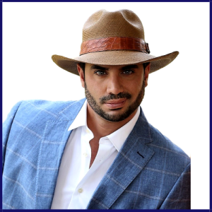 Sombrero Panamá Fedora Rodeo Montecristi 20 Hebras