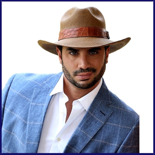 Sombrero Panamá Fedora Rodeo Montecristi 20 Hebras - Imagen 2