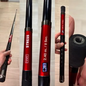 MANGO TELESCOPICO HART STRESS 2,40MT «SACADERA/GANCHO»