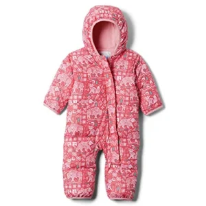 Columbia Snuggly Bunny Bunting Mono De Esquí, Unisex niños, Bright Geranium Critter Print, 18/24