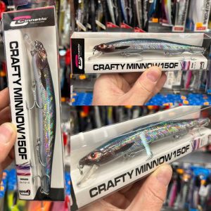 SEÑUELO CINNETIC CRAFTY MINNOW 150F 24GR FLOATING #5 NATURAL MULLET «SPINNING»