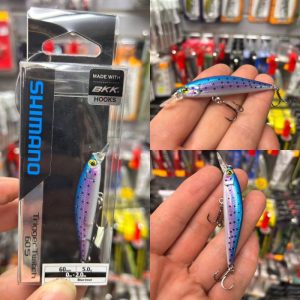 SEÑUELO SHIMANO YASEI TRIGGER TWITCH 60MM 5GR SINKING #BLUE TROUT «SPINNING»