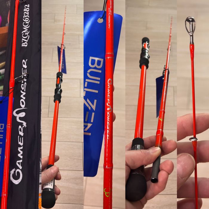 CAÑA BULLZEN GAME MONSTER SPIN G632B2 180MT 60-200GR «SPINNING/EMBARCACION»