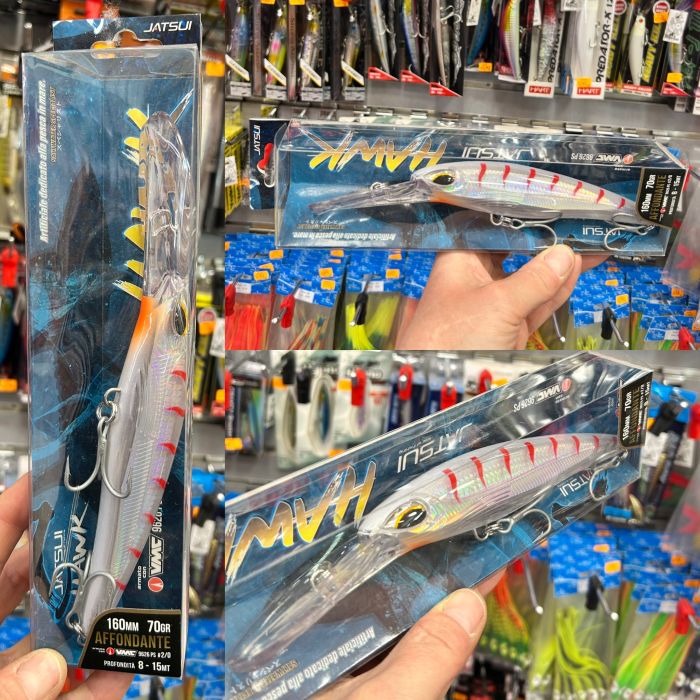 SEÑUELO JATSUI HAWK 160MM 70GR SINKING #1101 «CURRICAN / TROLLING» - Imagen 2