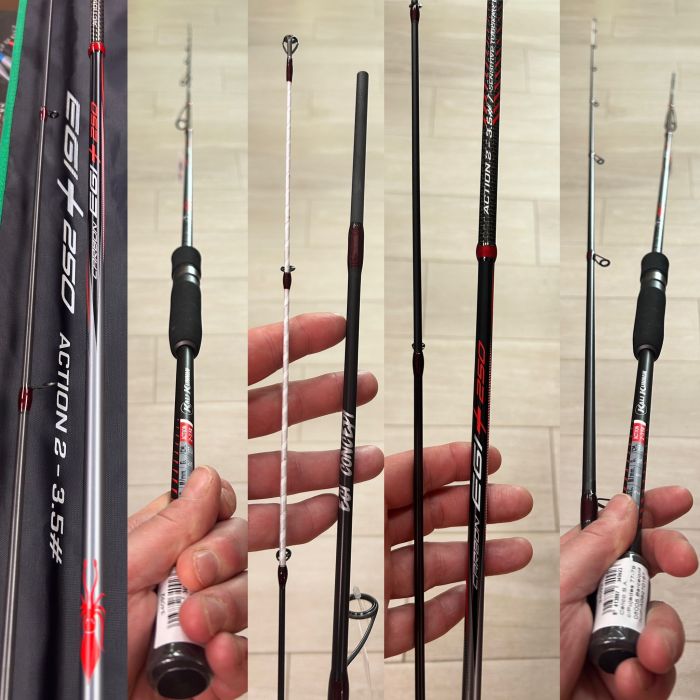 CAÑA KALI KUNNAN NEW EGI +250 acción 2.0-3.5 «EGING / CALAMAR»