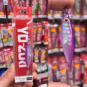 YO-ZURI CRYSTAL ULTRA SS 80MM A1547 #PUKS TRANSPARENTE MORADO «CALAMAR»
