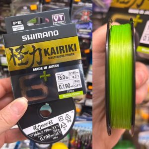 SHIMANO TRENZADO LINEA KAIKIRI 8+ 150m 0.19mm 12.8kg «MANTIS GREEN»