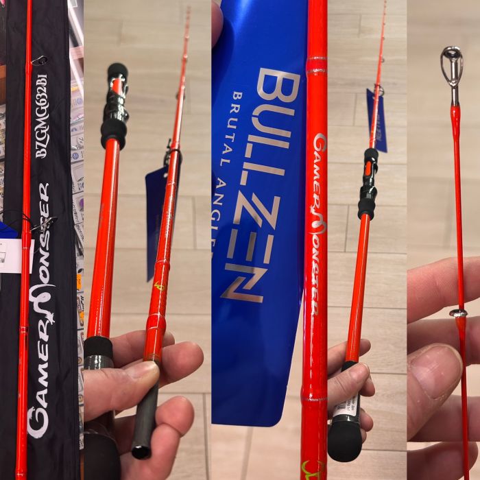 CAÑA BULLZEN GAME MONSTER SPIN G632B1 180MT 40-150GR «SPINNING/EMBARCACION»