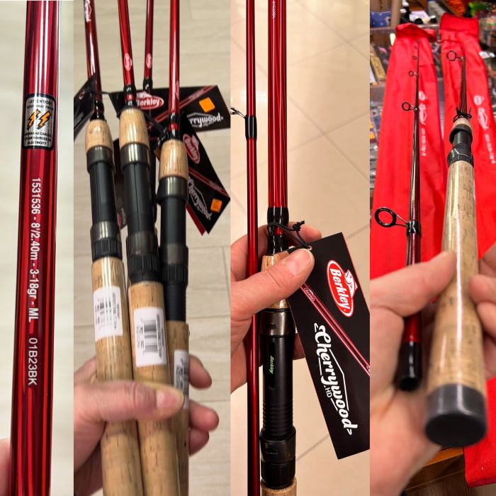 CAÑA BERKLEY CHERRYWOOD 2,40mt 3-18gr SPIN LIGHT «SPINNING»