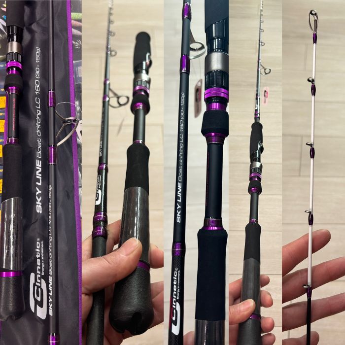 CINNETIC SKY LINE BOAT DRIFTING LC 180 , 30-150GR » PESCA VERTICAL «