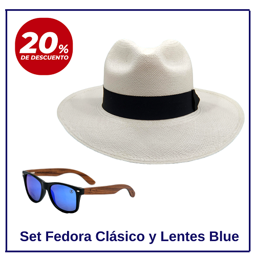 Sombrero Panamá Lentes de Sol En Oferta - Imagen 3