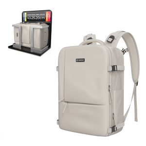 Mochila de viaje cabina 40x25x20cm Numada Explorer B40 Beige