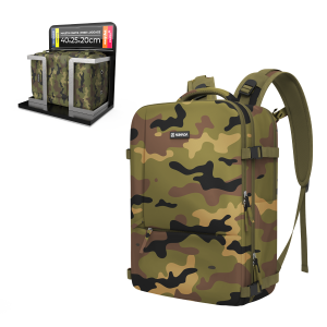 Mochila de viaje cabina 40x25x20cm Numada Explorer B40 Estampado Militar