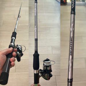 EL EQUIPO COMPLETO MAS ECONOMICO DAIWA SWEPPFIRE 1,80MT 5-15GR «SPINNING / EGING»