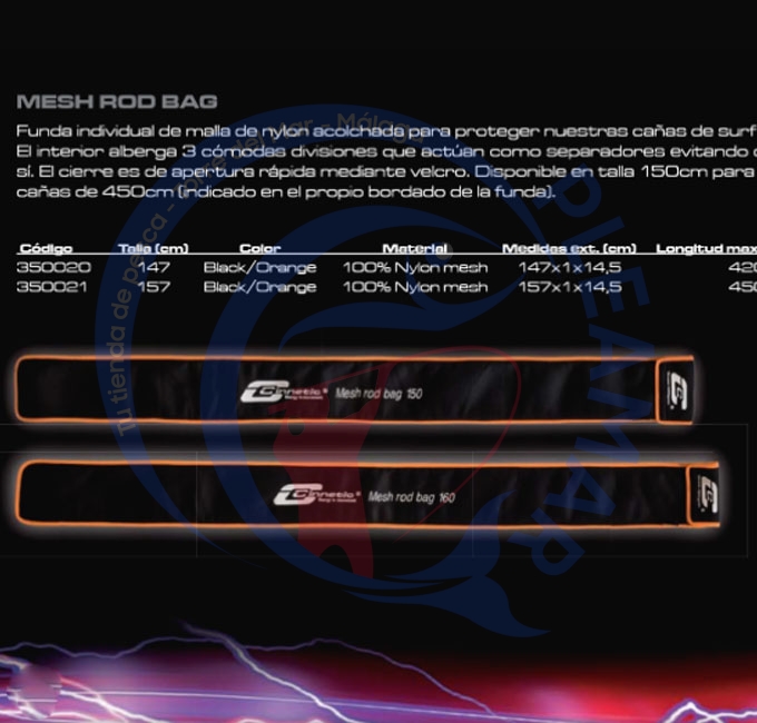 CINNETIC Funda acolchada Mesh Rod Bag - Imagen 2
