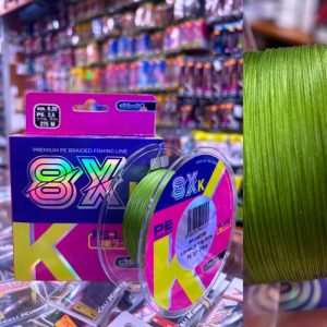 TRENZADO ASARI 8X K 0,20mm PE 2.5 – 18.18KG «MULTIFILAMENTO 275M»