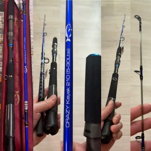 CAÑA CINNETIC CRAZY KAYAK 210 , 5-30 libras » KAYAK / TROLLING»