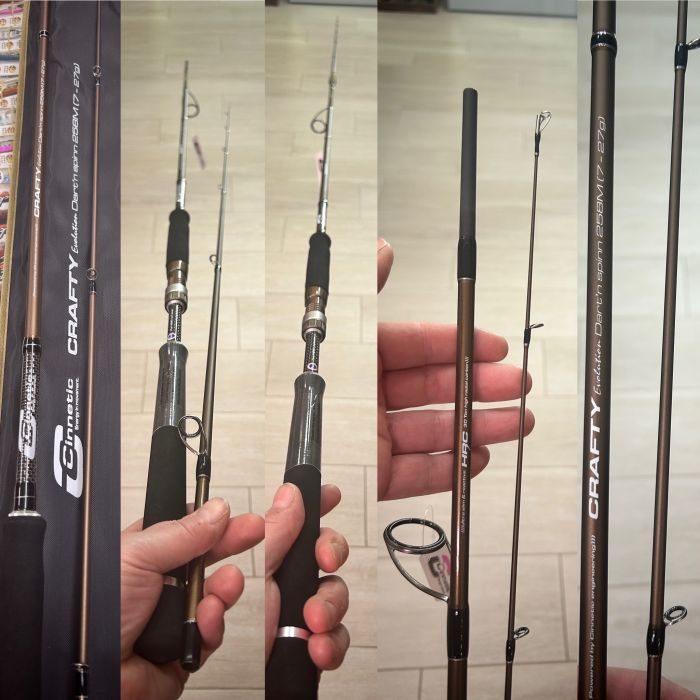CAÑA CINNETIC CRAFTY EVOLUTION DARTIN SPIN 258M 7-27GR «DARTING» - Imagen 2