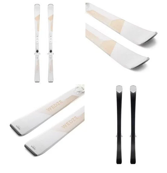 Esquís de pista con fijaciones Mujer Wedze Cross 550