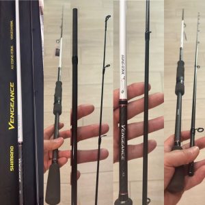 CAÑA SHIMANO VENGEANCE AX EGING 83ML 1.8-3.8 «CALAMAR»