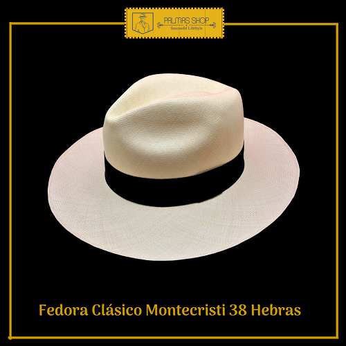 Panamá Fedora Clásico Montecristi Supremo - Imagen 7