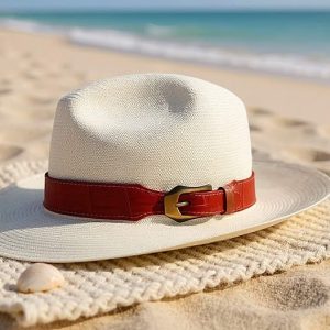 Sombrero Panamá Fedora Clásico Montecristi 20 Hebras