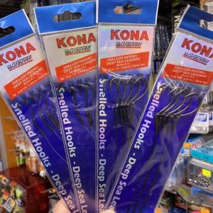 PACK DE 4 BAJOS DE ACERO Y NYLON GRAUVELL «DEEP SEA LEADERS» «especial Congrio y grandes peces»