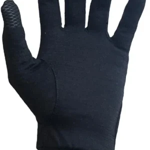 Guantes de lana merino con forro térmico, guantes interiores de esquí para pantalla táctil