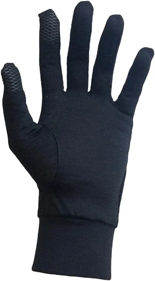 Guantes de lana merino con forro térmico, guantes interiores de esquí para pantalla táctil