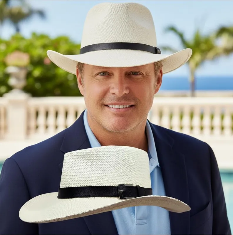 Sombrero Panamá Habana La Costa Blanco
