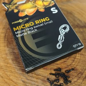 Micro Ring Swivel Matte Black 10 Units