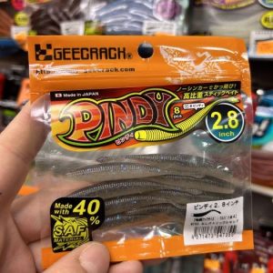 SEÑUELOS GEECRACH PINDY 2.8 INCH #268 ELECTRIC SHAD «SPINNING / VINILOS»