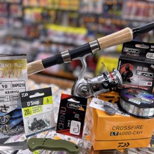 EQUIPO DE FONDO MEDIO + ACCESORIOS «FONDO MEDIO / CORCHO SARGO»