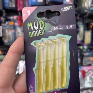 MUD DIGGER Nº1 FIIISH CUERPOS 65MM COLOR WAKASAGI «PAQUETE 4 UNID»