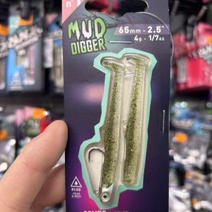 MUD DIGGER Nº1 FIIISH 65MM 4GR GREEN SHINER «COMBO+BODY»